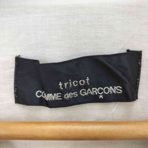 トリココムデギャルソン tricot COMME des GARCONS 90-00S リネン ノーカラージャケット レディース