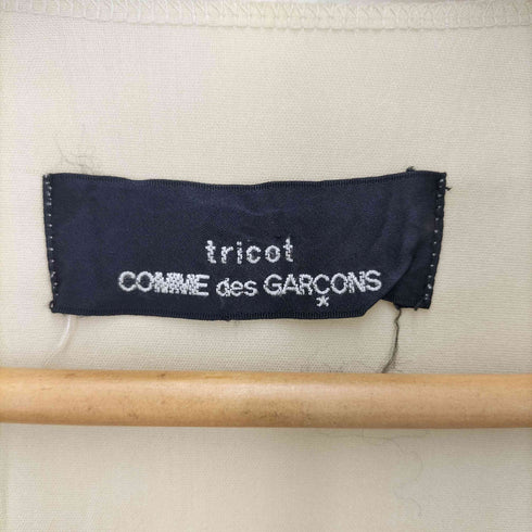 トリココムデギャルソン tricot COMME des GARCONS 90S ノーカラー ドルマンスリーブシャツ レディース