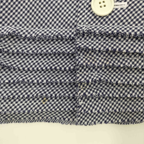 トリココムデギャルソン tricot COMME des GARCONS 00S ギンガムチェック丸襟ジャケット レディース JPN:S