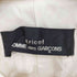 トリココムデギャルソン tricot COMME des GARCONS 90-00S 裏地花柄 L/S ノーカラーブラウス レディース