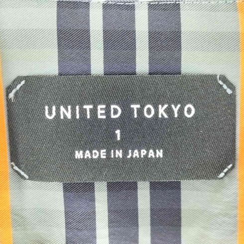 ユナイテッドトウキョウ UNITED TOKYO チェックハーフスリーブシャツコーチジャケット メンズ JPN:1