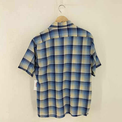TRENT MADE IN MACAU コットンポリ チェックS/Sシャツ メンズ import:M
