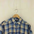 TRENT MADE IN MACAU コットンポリ チェックS/Sシャツ メンズ import:M