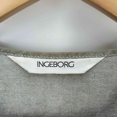 インゲボルグ INGEBORG ノーカラージャケット レディース