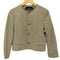トリココムデギャルソン tricot COMME des GARCONS 90S 裏地チェック ウールノーカラージャケット レディース JPN:S
