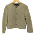 トリココムデギャルソン tricot COMME des GARCONS 90S 裏地チェック ウールノーカラージャケット レディース JPN:S