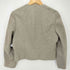 トリココムデギャルソン tricot COMME des GARCONS 90S 裏地チェック ウールノーカラージャケット レディース JPN:S