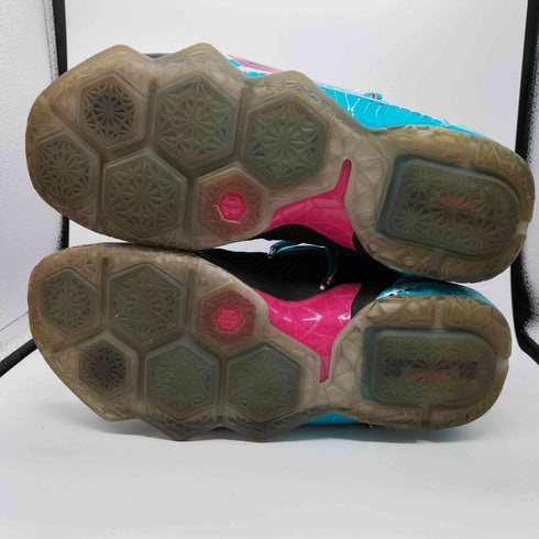 ナイキ NIKE LEBRON 12 BLACK/BLACK-PINK POW-BLUE LAGOON メンズ JPN:27.5
