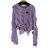 Kroche PARIS クロップドシャギーニット レディース TU