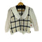 ザラ ZARA ツイード切替 L/S ブラウス レディース import:L