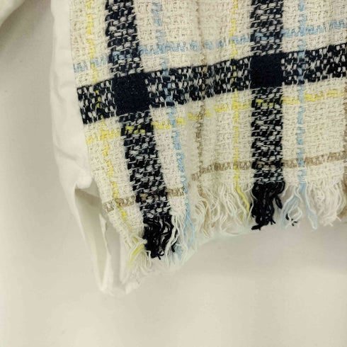 ザラ ZARA ツイード切替 L/S ブラウス レディース import:L