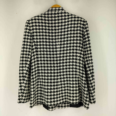 ザラ ZARA 22AW ハウンドトゥース チェック ジャケット レディース import:XL