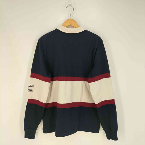 トミーヒルフィガー TOMMY HILFIGER ロゴ刺繍 ラガーシャツ メンズ import:L