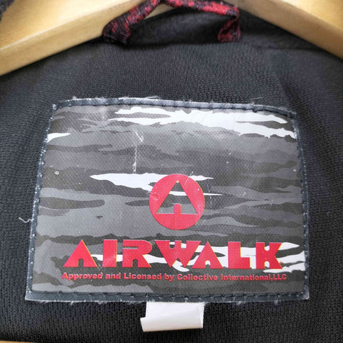 エアウォーク AIRWALK 00s 総柄ロゴ刺繍中綿ジャケット メンズ LL
