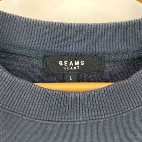 ビームスハート BEAMS HEART レタード ビッグ スウェット メンズ JPN:L