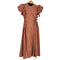 CELLENDI PARIS パフスリーブチェックワンピース レディース import:XL
