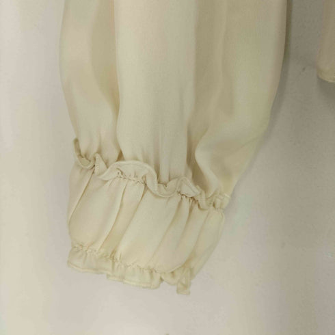 ザラ ZARA フリルデザイン L/S ブラウス レディース import:S