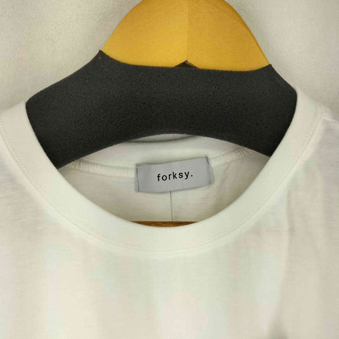 フォルクシー forksy. フレアスリーブフリルメローオーバーサイズTシャツ レディース FREE