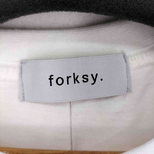 フォルクシー forksy. フレアスリーブフリルメローオーバーサイズTシャツ レディース FREE