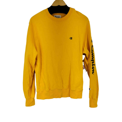 チャンピオン Champion 袖プリントクルーネックスウェット メンズ import:L