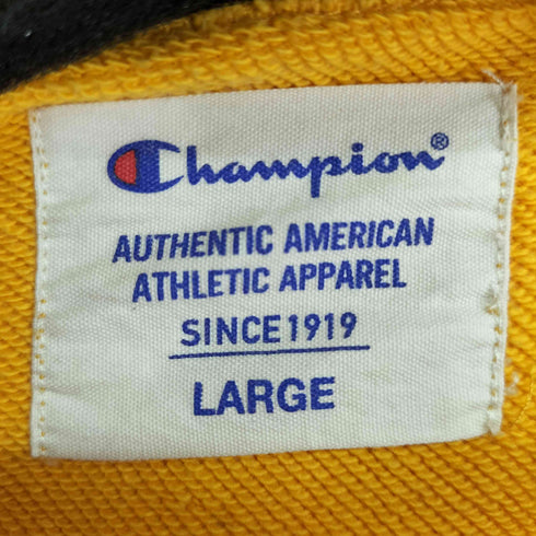 チャンピオン Champion 袖プリントクルーネックスウェット メンズ import:L