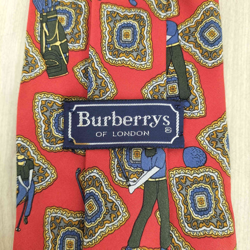 バーバリーズ BURBERRYS ゴルフデザインシルクネクタイ メンズ