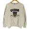 ゲス GUESS フロント刺繍 クルーネックスウェット メンズ import:L