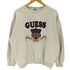 ゲス GUESS フロント刺繍 クルーネックスウェット メンズ import:L
