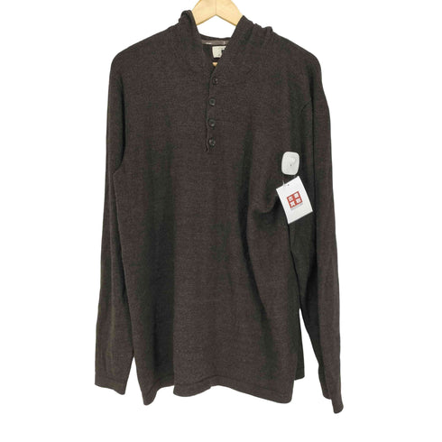 ジョセフアボード JOSEPH ABBOUD ヘンリーネックウールプルオーバーパーカー メンズ 2XLT