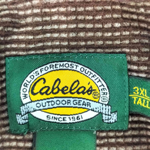 カベラス Cabelas ボタンダウン コーデュロイシャツ メンズ 3XL TALL