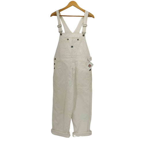 ワールドワーカーズ WORLD WORKERS 90-2000S ペインター デニムオーバーオール ホワイト メンズ import:L