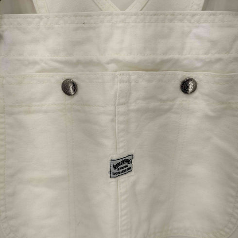 ワールドワーカーズ WORLD WORKERS 90-2000S ペインター デニムオーバーオール ホワイト メンズ import:L