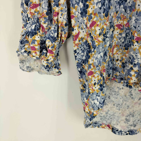 ローレンラルフローレン LAUREN RALPH LAUREN フラワー柄 フリルカットソー レディース JPN:M