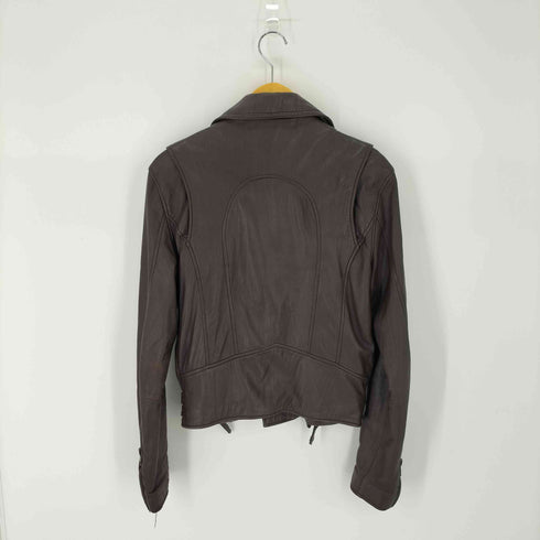 ゴア goa クロップドライダースジャケット ラムレザー leatherjacket Y2K レディース JPN:M