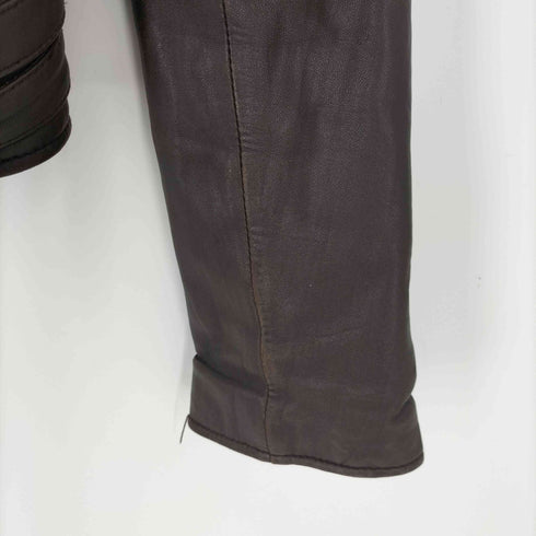 ゴア goa クロップドライダースジャケット ラムレザー leatherjacket Y2K レディース JPN:M