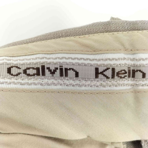 カルバンクライン CALVIN KLEIN OLD リネン 2タックスラックス メンズ 76