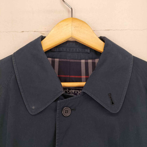 バーバリーズ BURBERRYS MADE IN ENGLAND C100 裏地チェックステンカラーコート メンズ