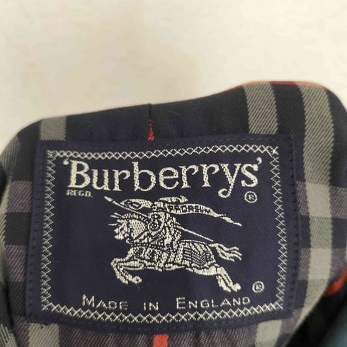 バーバリーズ BURBERRYS MADE IN ENGLAND C100 裏地チェックステンカラーコート メンズ