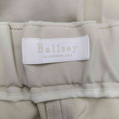 ボールジー BALLSEY フルダルダブルドビー セミワイドクロップドパンツ レディース JPN:36