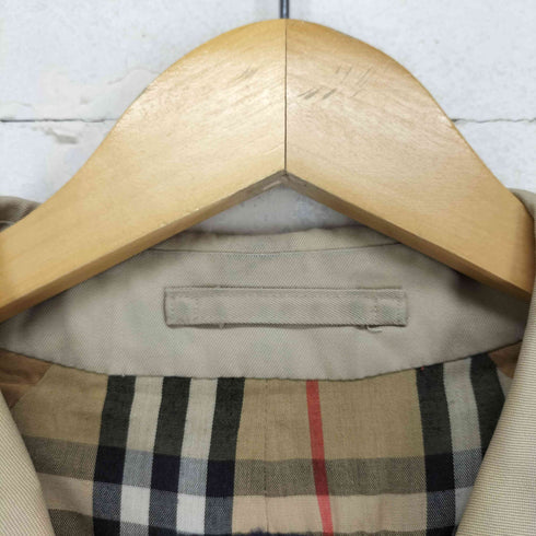 バーバリーズ BURBERRYS MADE IN ENGLAND 裏地ノヴァチェックステンカラーコート メンズ 48REG