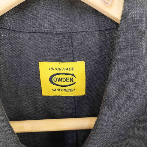カウデン COWDEN LINEN CANVAS COVERALL リネンキャンバスカバーオール メンズ JPN:M