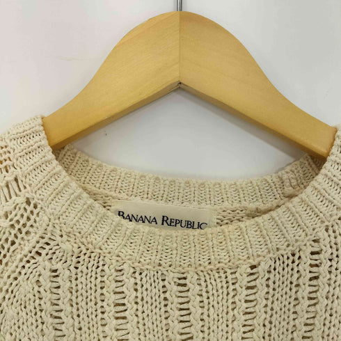バナナリパブリック BANANA REPUBLIC 香港製 アクリルコットン サマーニット メンズ import:S