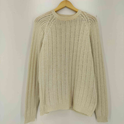 バナナリパブリック BANANA REPUBLIC 香港製 アクリルコットン サマーニット メンズ import:S