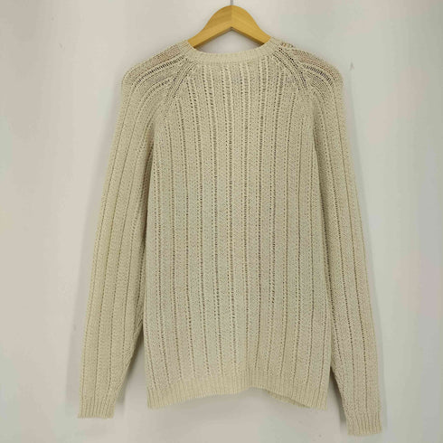 バナナリパブリック BANANA REPUBLIC 香港製 アクリルコットン サマーニット メンズ import:S