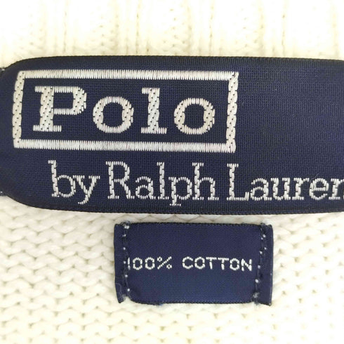 ポロバイラルフローレン Polo by RALPH LAUREN エンブレム コットンニット メンズ import:L