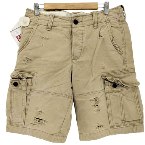 アバクロンビーアンドフィッチ Abercrombie & Fitch ダメージ加工 カーゴショーツ メンズ 31