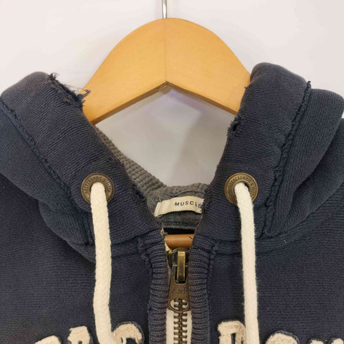 アバクロンビーアンドフィッチ Abercrombie & Fitch USED加工 ジップパーカー メンズ import:M