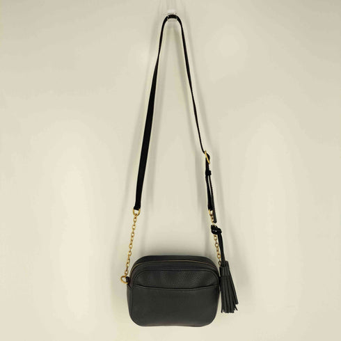 トリーバーチ TORY BURCH タッセル付き レザー ショルダーバッグ クロスボディバッグ レディース
