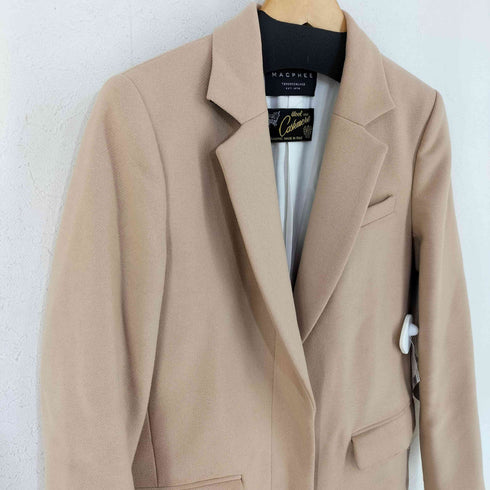 マカフィー MACPHEE CASHMERE カシミア混チェスターコート レディース
