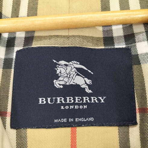 バーバリーロンドン BURBERRY LONDON MADE IN ENGLAND 裏地ノヴァチェックステンカラーコート レディース 16